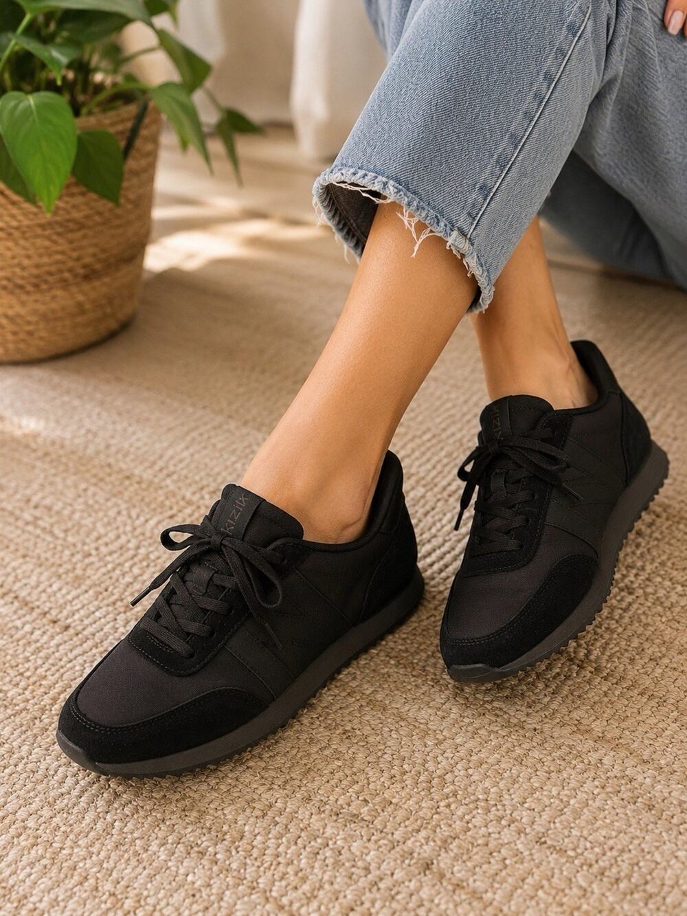 Kizik Black Milan Comfortable Breathable Woven Sneakers Womens Size 11 mens 9.5